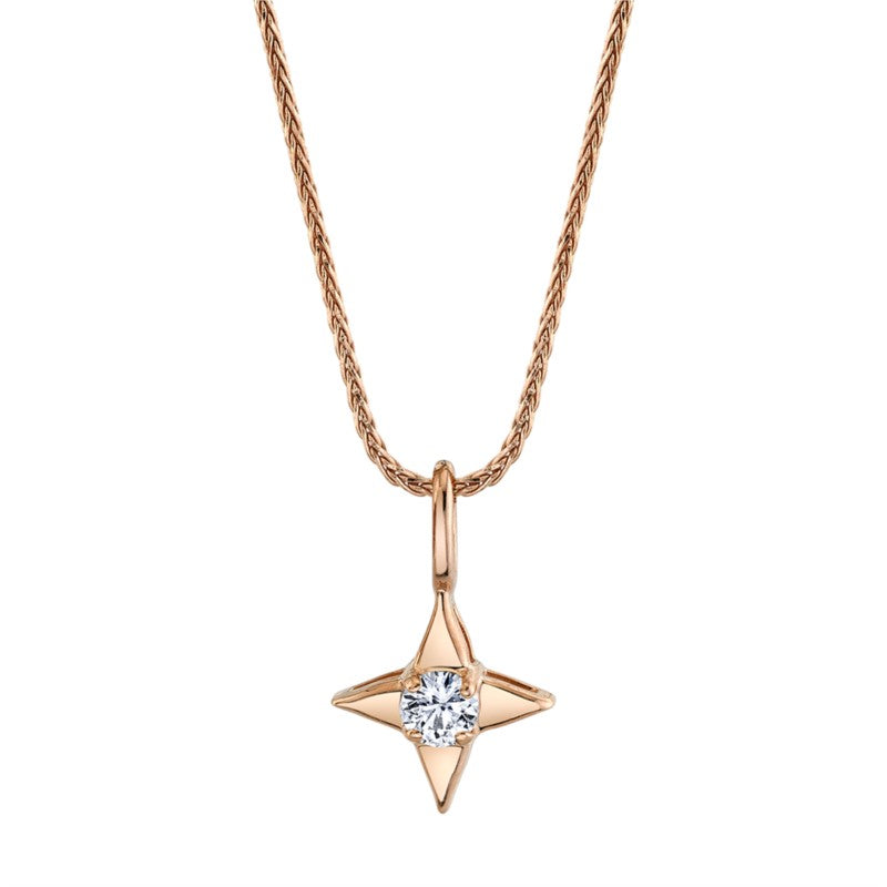 Diamond Pendant - Rose Gold